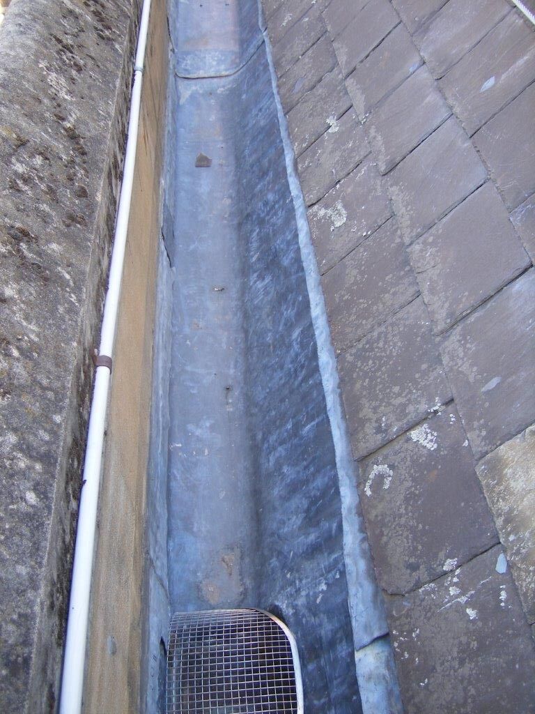St Paul's Cathedral Lead Guttering Finished